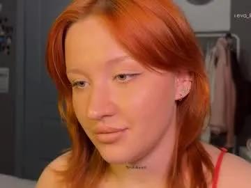 eva_swag — best #redhead on cb!   my fav vibes to cum 99, 222 ~ pvt open and include lovense control <3   - Goal: Tease with tits  <3 [99 tokens left] #curvy #bigboobs #feet #hairy