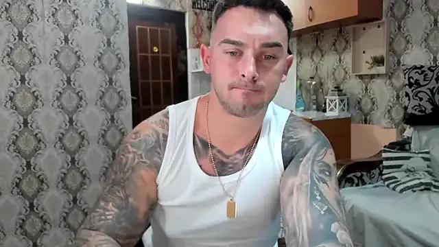 StripChat Jonmusclemaster is Freechat Jonmusclemaster — t-shirt off and hard dick