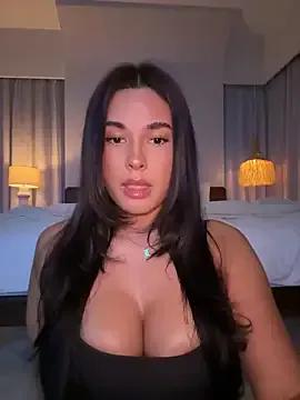 StripChat Lizhush_ is Freechat Lizhush_ — Take my bra off and cream boobs