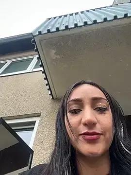 Ninabigtitied — breasts bouncing on the balcony 