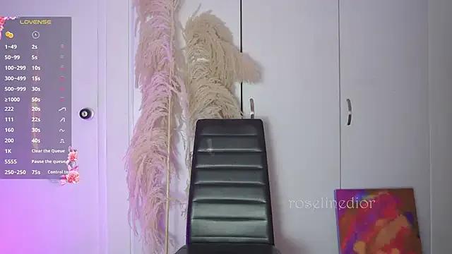 Freechat roselinedior on StripChat
